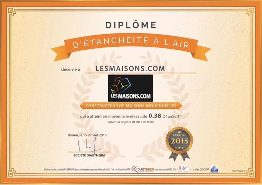 Diplome etancheite a lair lesmaisonscom