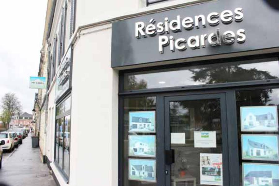 Facade agence residences picardes abbeville