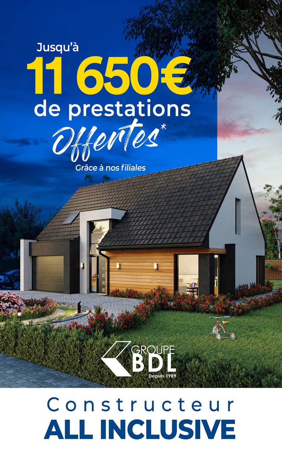 11650 € de prestations offertes avec le Groupe BDL