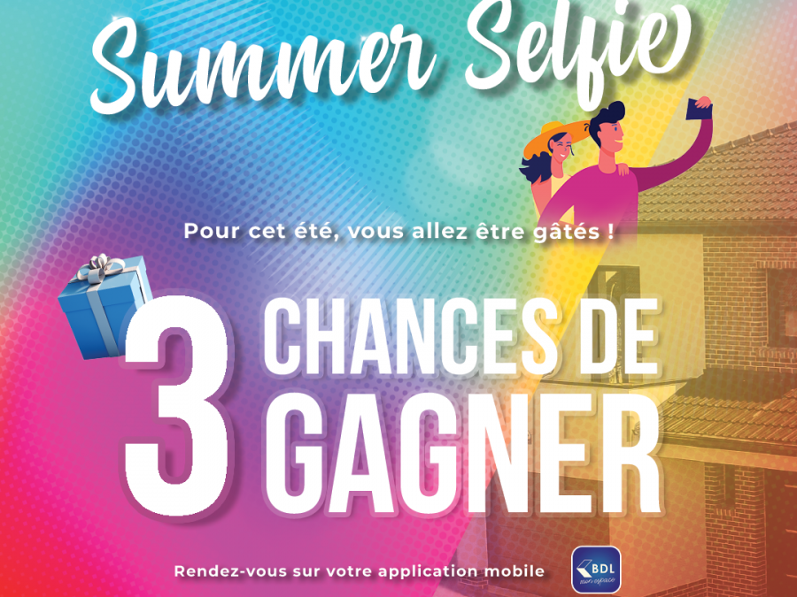 Summer Selfie : 3 chances de gagner !