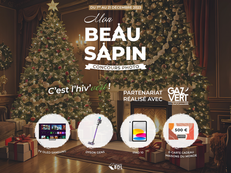 Concours photo MON BEAU SAPIN 2023 : 4 chances de gagner !